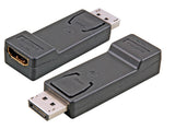 DisplayPort Adapter, DisplayPort auf HDMI A, St.-Bu., schwarz Stück
