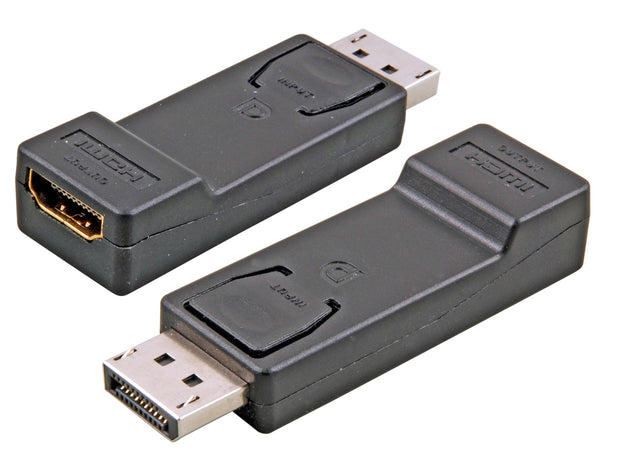 DisplayPort Adapter, DisplayPort auf HDMI A, St.-Bu., schwarz Stück