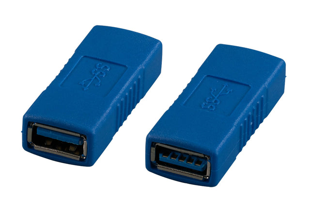 USB 3.0 Adapter Buchse A - Buchse A, blau Stück