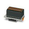 PHOENIX Verteilerblock 0,14-2,5qmm 18kl PTFIX 18X2,5-NS35 BK 1Etage sw 24A TS35