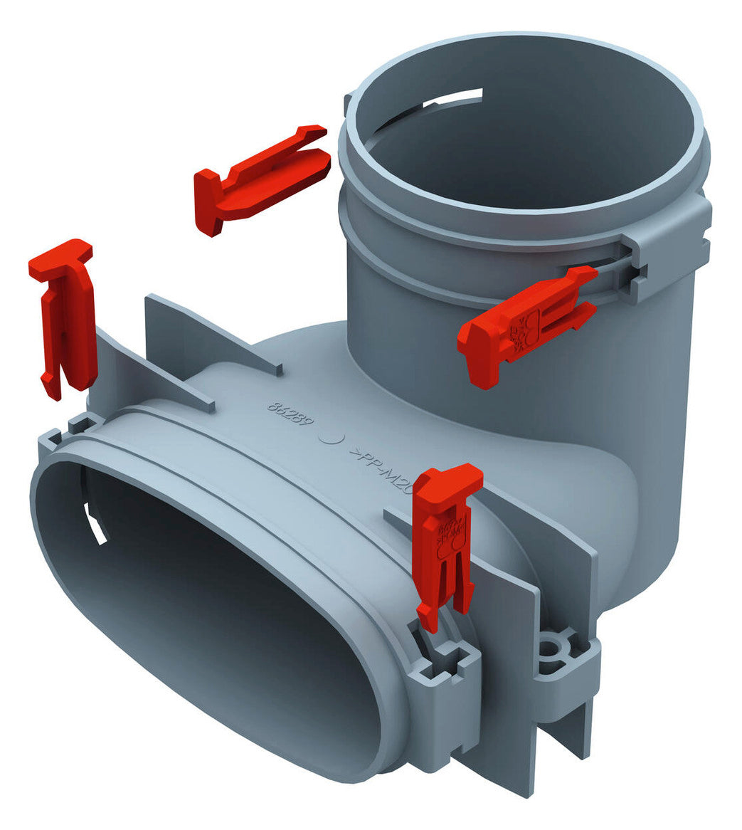 Helios FlexPipe Übergang Vertikal FRS-ÜV 51-75 | 03860