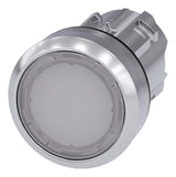 SIEMENS Drucktaster Front 1f ws bel.b 3SU1051-0AA60-0AA0  22mm rnd IP68