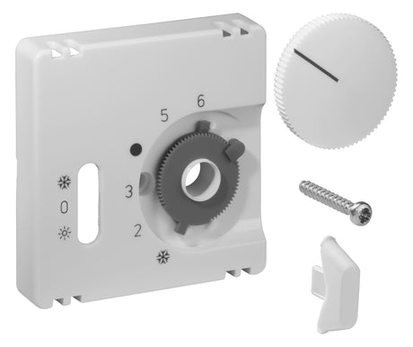 ALRE-IT Zentralplatte Raumtemp rws glz div.Symbole JZ-038.100