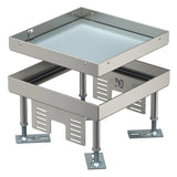 BETTERMANN Kassette nivellierbar VA nass RKN3 4 VS 20 quadrat 201mm 105-150mm