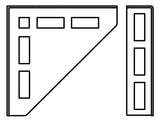 WALRAVEN Knotendreieck fv 100x100x37 - für RapidRail