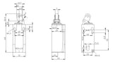 SIEMENS Einzelpositionsschalter 1S 1Ö 1W 3SE5232-0HE10 Kst Winkelrollenhebel