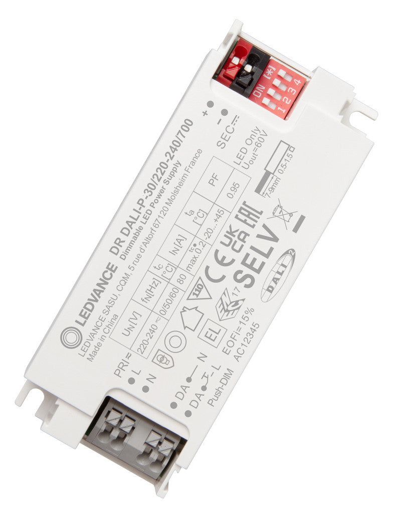 LEDVANCE LED-Steuerung 30W 150-700mA 60V DR DALI-P -30/220-240/700 DALI IP20 dyn