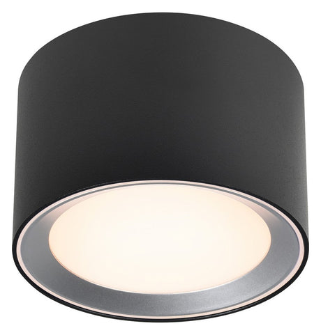 NORDLUX LED-Deckenanbauleuchte 6,5W sw Landon8 2110660103 2700K 600lm Konv