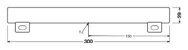 OSRAM LED-Linienlampe S14s 3,5W 2700K ws LEDinestra Base 30CM 25 145° 3.5W 8 370l