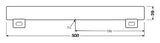 OSRAM LED-Linienlampe S14s 3,5W 2700K ws LEDinestra Base 30CM 25 145° 3.5W 8 370l