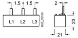 SIEMENS Sammelschiene lamelliert 5ST3710-2HG 1000x21x23mm