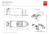 PC ELECTRIC CEE-Adpapter 32A5p Steck 16A5p Buchs 9436422