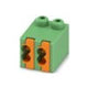 PHOENIX Printklemme 2f 2re gn RM=3,5 FK-MPT 0,5/ 2-ST-3,5 Federzug/Löt