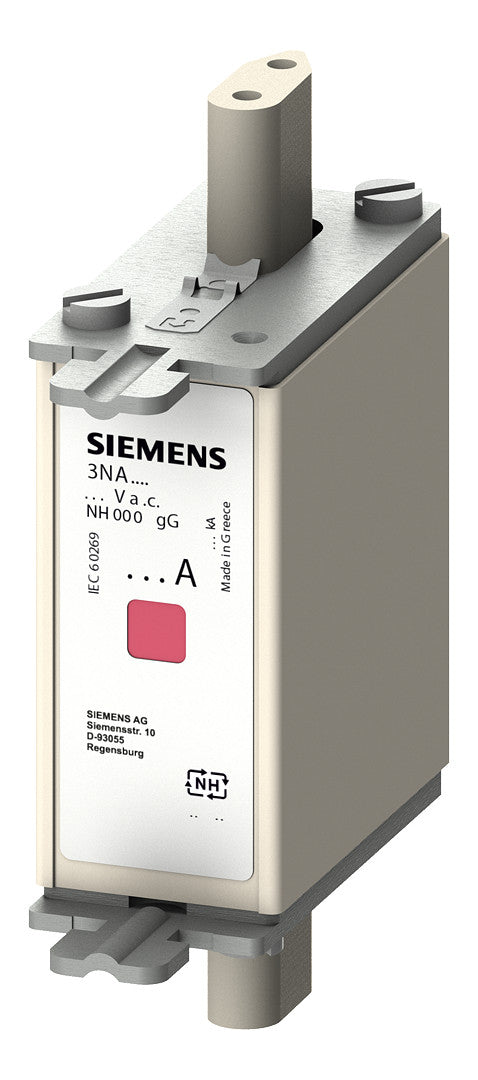 SIEMENS NH-Sicherungseinsatz 35A NH000 3NA7814 500VAC gG Kombik