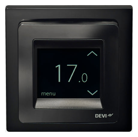 DEVI Raumthermostat 230V 16A IP21 DEVIreg Touch m.Display Sensor extern