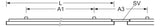 REGIOLUX LED-Rasterleuchte 36W 4000K ws stail -SAX/1500-1 4600 840 DALI2 4308lm