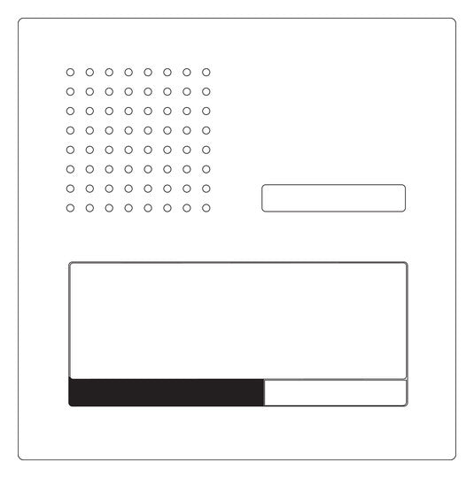 SIEDLE Briefkasten MauerDW 1f VA si 2mod F CL BD2A 01 B-0 m.Bel 1tast Koppelbar