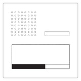 SIEDLE Briefkasten MauerDW 1f VA si 2mod F CL BD2A 01 B-0 m.Bel 1tast Koppelbar