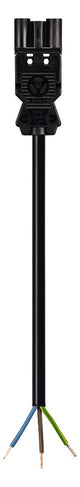 WIELAND Systemverbindung 3p H05VV-F sw GST18I3K1-S 15 30SW 1,5qmm L3000mm
