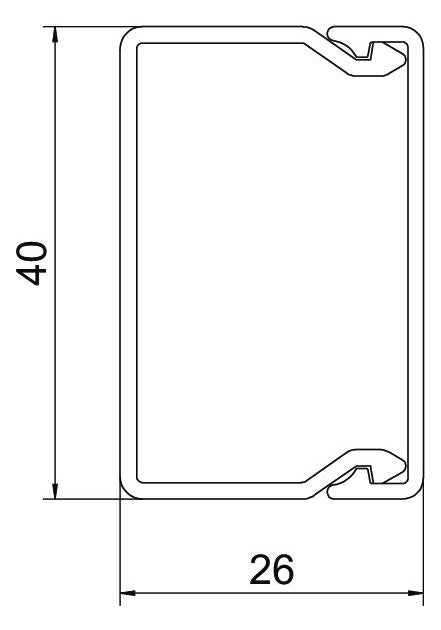 BETTERMANN Leitungsführungskanal Kst rws WDK25040RW 25x40x2000mm RAL9010 unbeh