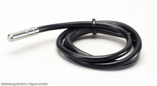 EKS221 Temperaturfühler NTC 10kOhm/25°C -50 bis 120°C, IP67, 3,5m, Thermogummi