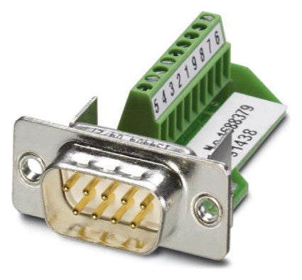PHOENIX Kontakteinsatz Stift 9p Schraub VS-09-ST-DSUB/10-MPT-0,5 5A 60V