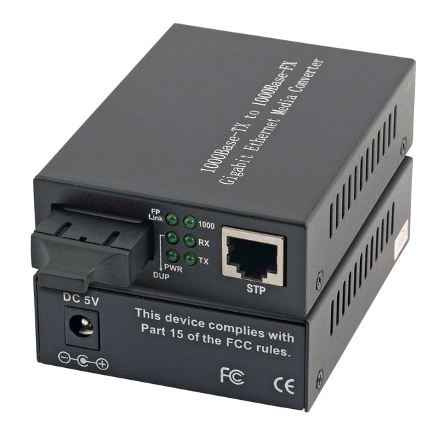 Media Konverter RJ45-STP/SC 850nm/550m, Gigabit SX, MM Stück