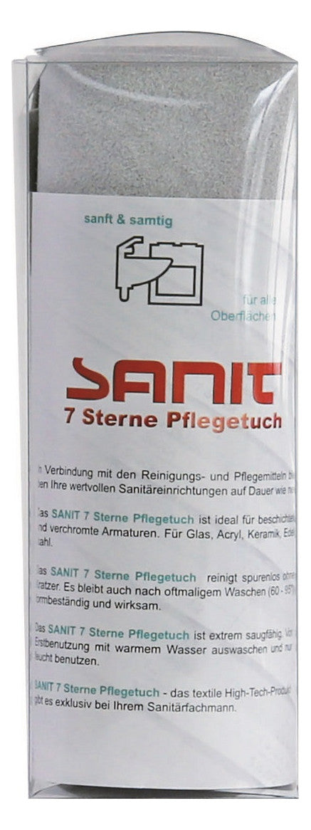SANIT-7-Sterne Pflegetuch in durchsichtiger Plastikdose verpackt | 3068