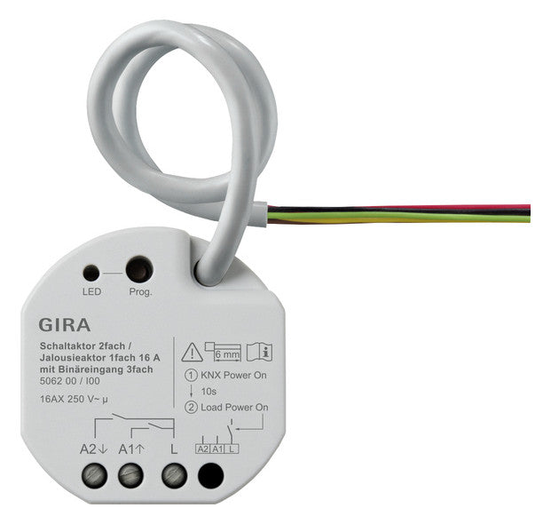 GIRA Schaltaktor KNX C-Last UP TE 2f 16A 506200 3000W 230V