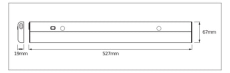 LEDVANCE LED-Anbauleuchte 12W 4000K si Linear LED Flat Sensor 12W 4000K 840lm