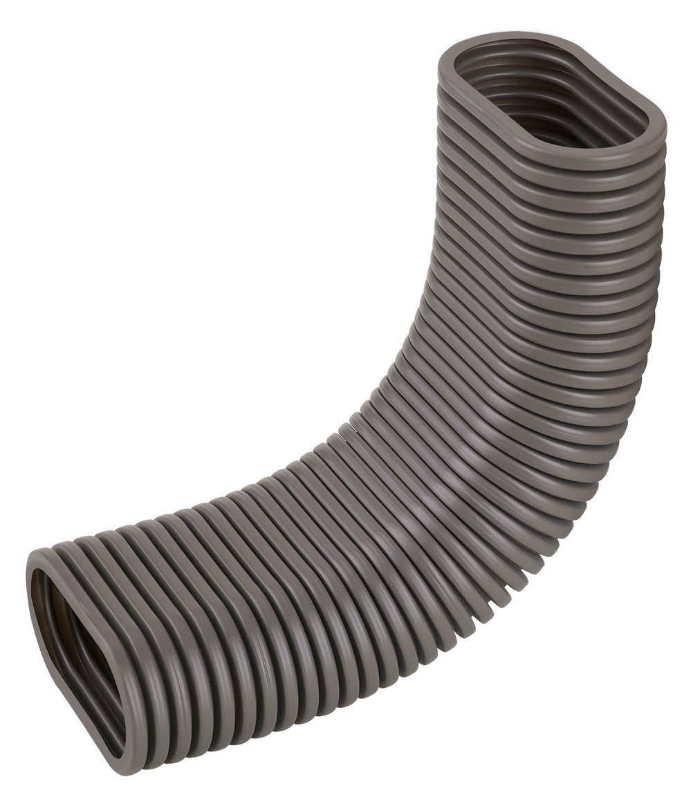 FRÄNKISCHE Steckbogen  115mm Kst unbeh MMR-B 90° grau 92/50 hfr gr