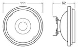 LEDVANCE LED-Reflektorlampe G53 7,4W ws LED AR111 50 40° DIM S 7.4W 927 G53 2700