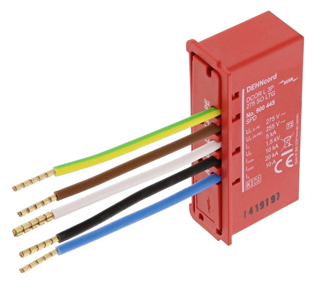 DEHN SE Überspannungsableiter 230VAC 5kA DCOR L 3P 275 SO LTG 1,5kV Direktmont