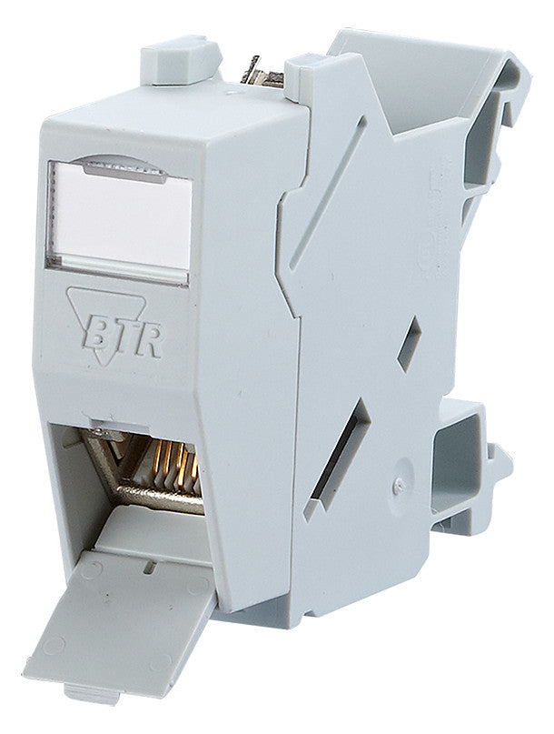 METZ CONNECT REG-Anschlussdose Cat6A lgr 1309426003-E 1xRJ45 schräg Schneidkl