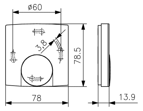 ALRE-IT Sensor (HVAC) NTC m.Gehäuse FTRFB-280.119 5-30°C