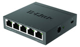 D-Link Tischswitch 5x10/100/1000Mbps DGS-105/E Layer2