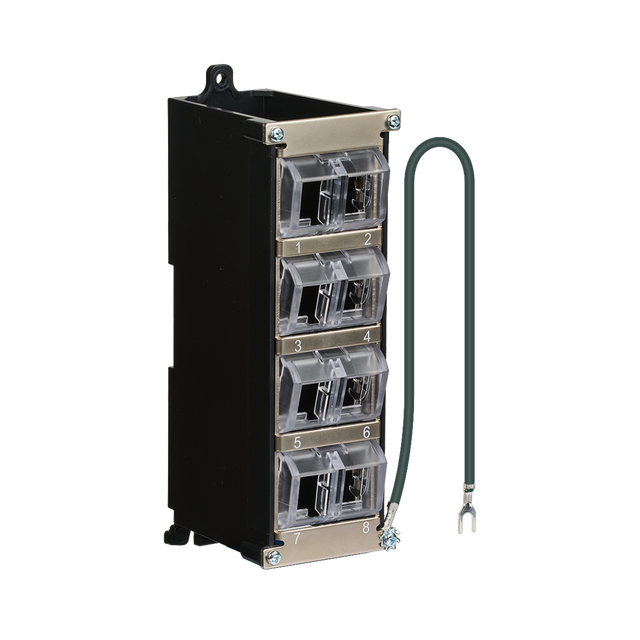 Keystone Verteilergehäuse 8-Port für Hutschiene und Wandmontage, Kunststoff Stück