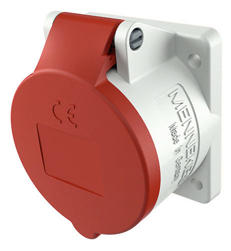 MENNEKES CEE-Anbausteckdose 5p 16A 6h 1405 400V/rt IP44 schraubl.Kl ger Kst