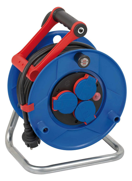 BRENNENSTUHL Kabeltrommel Kst 25m IP44 1218350 H07RN-F 3x1,5mm 3xSteckdosen