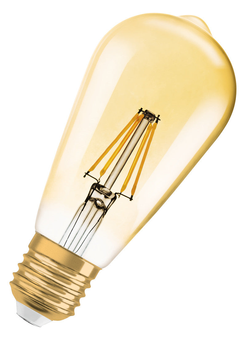 OSRAM LED-Lampe FM E27 4W 2400K go 410lm Vintage 1906 Edison 35 Filament 4W F kl