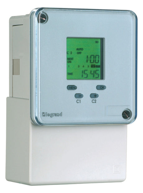 LEGRAND Schaltuhr digi 230VAC 1kan Legrand 049680 FR-Einb 24h Prog