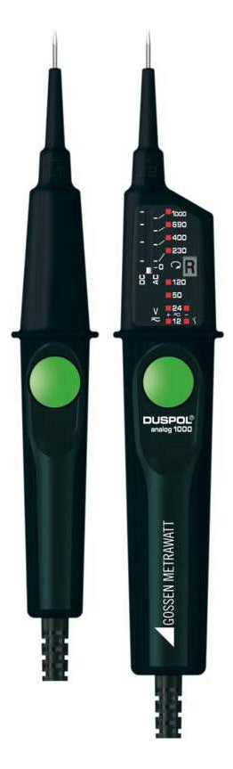 GOSSEN-METRA Spannungsprüfer 2p CAT.IV DUSPOL - analog 1000 12-1000V LED