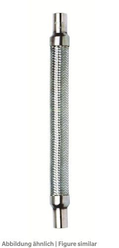 Schwingungsdämpfer EVCYAC 5 S 16mm/5/8" Innenlöt, Edelstahl, 288mm lang