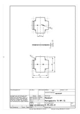 SPELSBERG Montageplatte Verteiler Kst TK MPI-55 lack 6x44mm Lochung