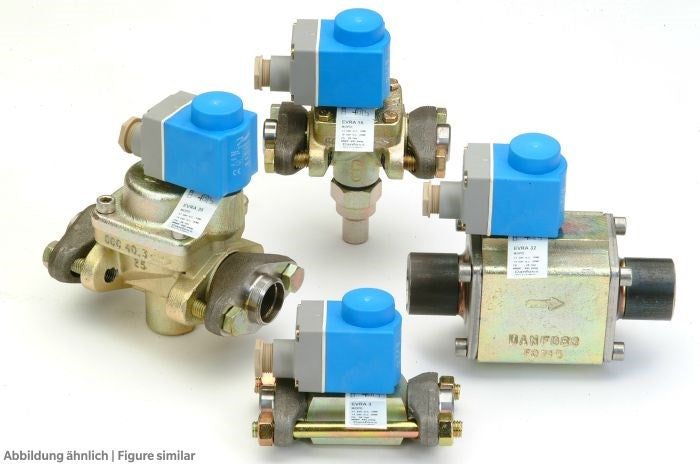 Zweiwege-Magnetventil Danfoss EVRA32-NC ohne Spule, anschweißend EN 10220 1 1/4"
