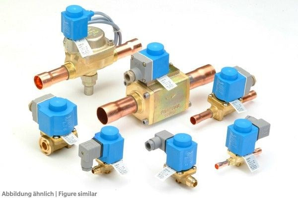 Magnetventil Danfoss EVR 10 NC 3/4"-UNF bördel 12mm, 1/2", ohne Spule, max.45bar