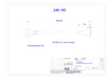 BACHMANN Netzanschlussleitung 3m 10A sw 248.185 2x1,5qmm IP20 Profilstecker
