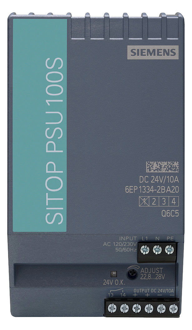 SIEMENS Gleichstromversorgung 24V 288W 6EP1334-2BA20 10A Kurzschl.fest IP20