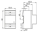 SIEMENS Installationsschütz 63A 230V/UC 5TT5050-0 400V/AC 4S 3TE