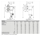 Honeywell Feinfilter PrimusPlus rückspülbar, 100MY, Nachrüstvar. bleifr. | FN74CS-2LFA